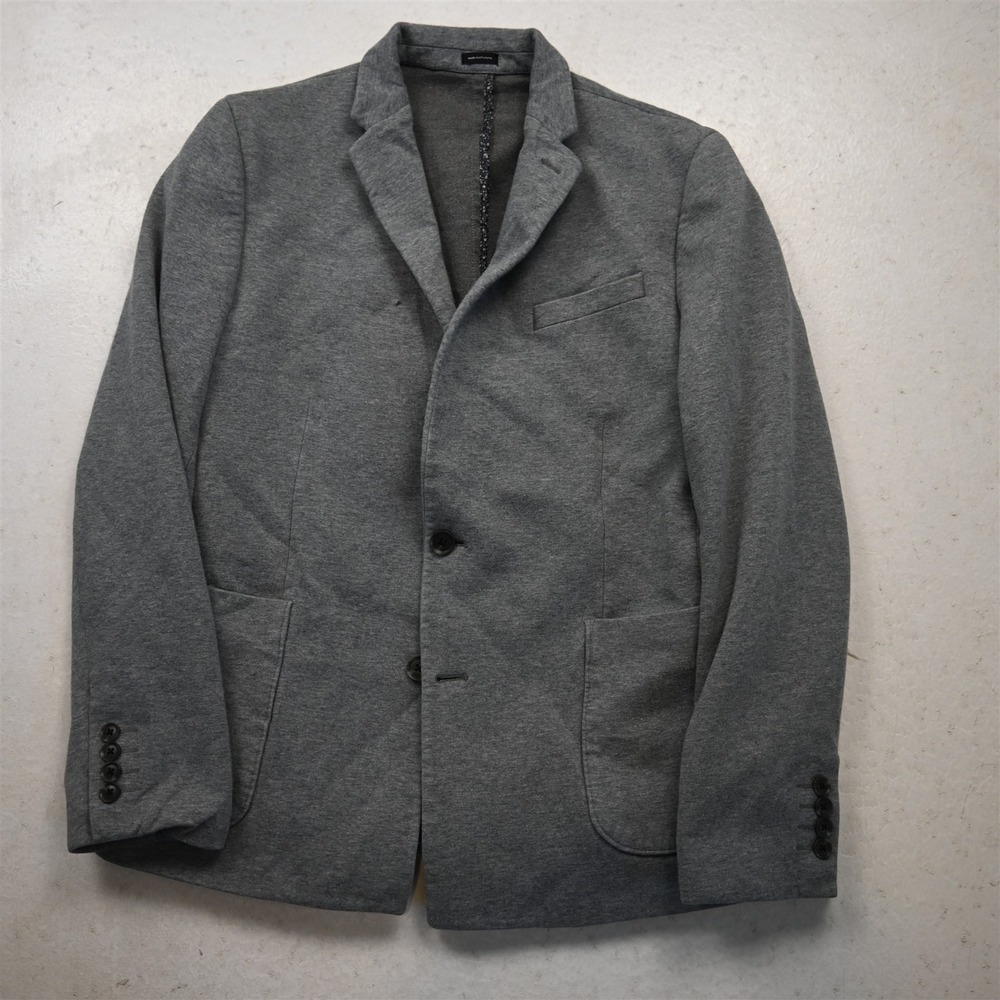 J Ferrar MR Gray Knit Soft Shoulder Slim Mens Blazer Suit Jacket Sport Coat